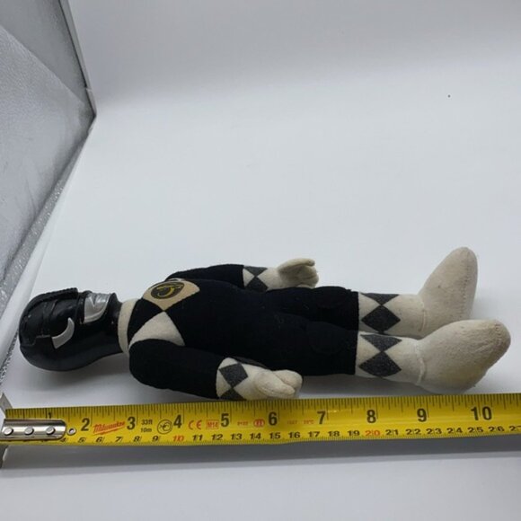 Power Ranger Black Ranger Plush Stuffed Doll Figure 10” Toy - Picture 6 of 9